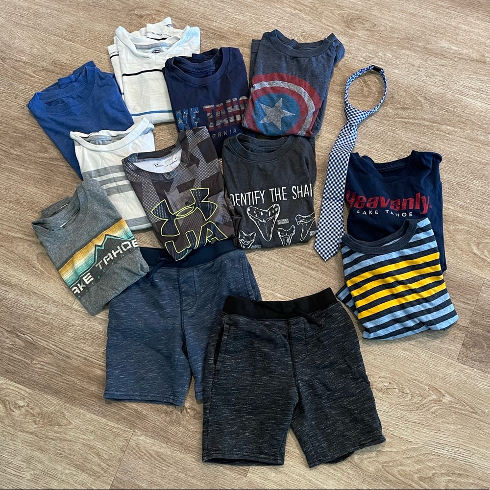 13 piece lot of boys clothes sizes 4-5